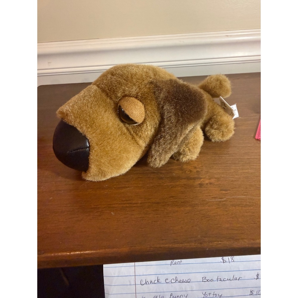 Artlist Collection THE DOG Plush Brown Hound Puppy Large Nose 4Kids 2004 Vintage